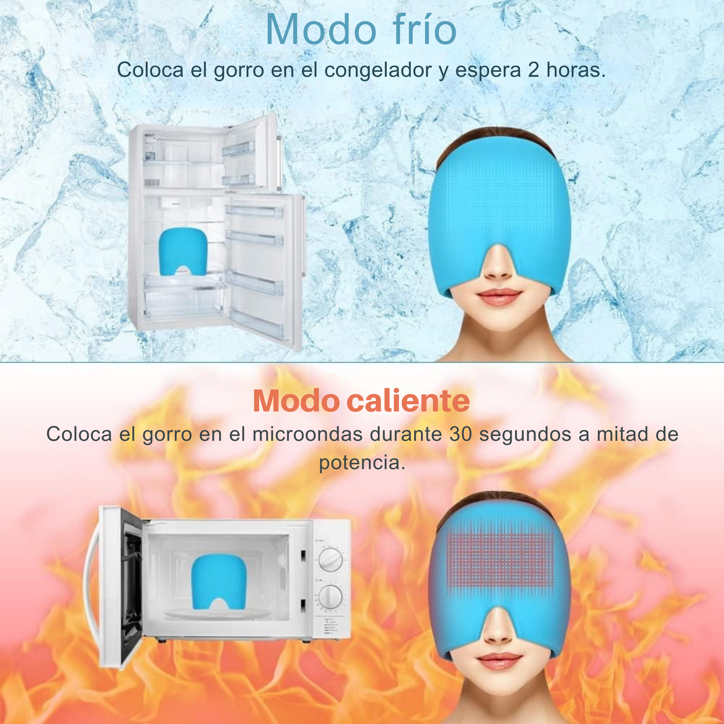 Gorro para Aliviar la Migraña